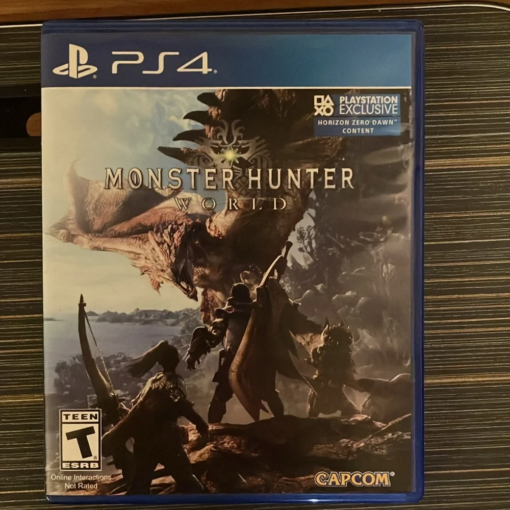 Pre-Owned 5 PS4 Games: God of War/Uncharted/Monster Hunter/NBA2K19/Ark S…